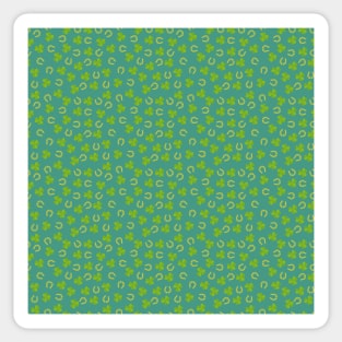 St. Patrick's Day shamrock pattern Sticker